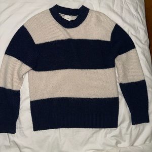 Navy striped sweater Size S oversized fit